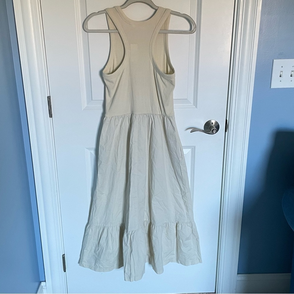 New! GAP Fit & Flare Racerback Midi Dress Size Medium 47852 - Picture 7 of 13